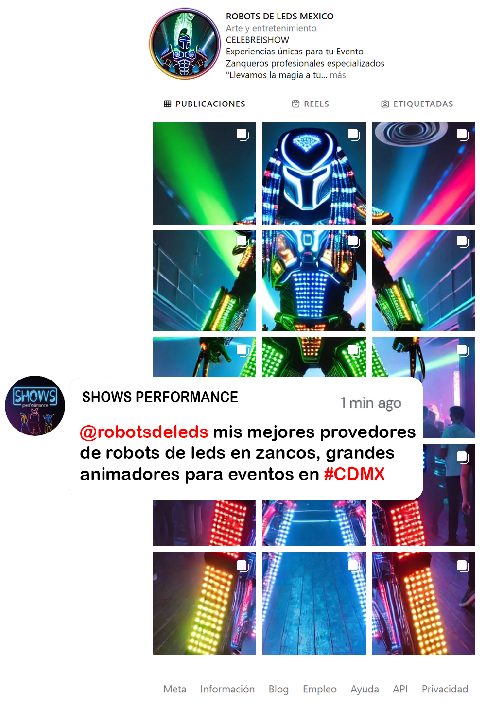 Robots en Zancos